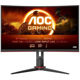 Monitor AOC Gaming C27G2Z3/BK černá barva
