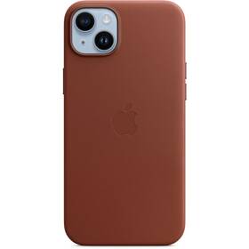 Apple Leather Case s MagSafe pro iPhone 14 Plus - cihlově hnědý