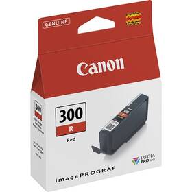 Inkoustová náplň Canon PFI-300, 14,4 ml (4199C001) červená