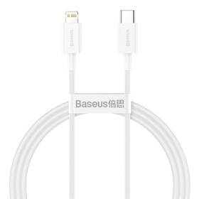 Kabel Baseus Superior Series USB-C/Lightning 20W 1m bílá barva
