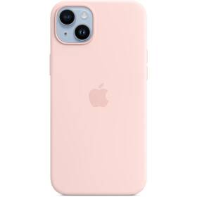 Apple Silicone Case s MagSafe pro iPhone 14 Plus - křídově růžový