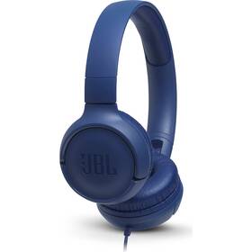Sluchátka JBL Tune 500 (JBLT500BLU) modrá - rozbaleno - 24 měsíců záruka