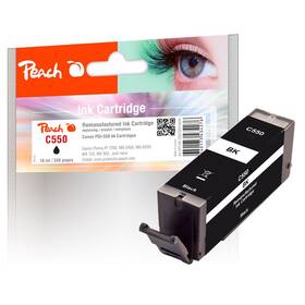 Inkoustová náplň Peach Canon PGI-550PGBK, 330 stran (319434) černá