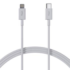 Kabel Allity AUC-03, 27W, USB-C/Lightning, 2m bílá barva
