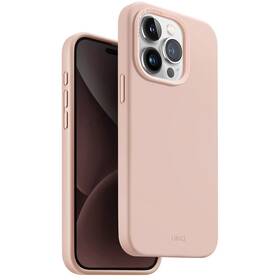 Kryt na mobil Uniq Lino Hue MagClick na Apple iPhone 15 Pro (UNIQ-IP6.1P(2023)-LINOHMPNK) růžový
