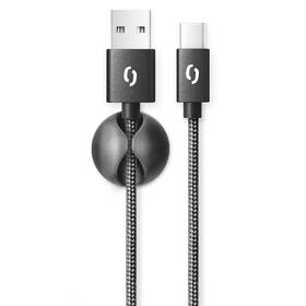 Kabel Aligator Premium USB/USB-C, 2m černá barva
