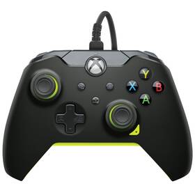 Gamepad PDP Wired Controller pro Xbox One/Series - Electric Black (049-012-GY)