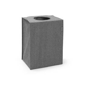 Taška na prádlo Brabantia Rectangular, 55 l, Pepper Black šedá barva
