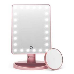 Kosmetické zrcátko Rio MMSP 24 LED Touch Dimmable Rose Gold 
