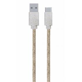 Kabel WG USB/USB-C, konopný, 2m (9970) béžový