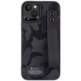 Kryt na mobil Tactical Camo Troop Drag Strap na Apple iPhone 14 Plus černá barva
