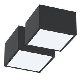 Stropní svítidlo IMMAX NEO sada 2x CANTO SMART 15x15cm 12W Zigbee 3.0 + DO (07074L-15BD) černé