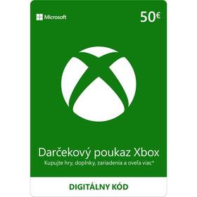 Microsoft Xbox darčeková karta 50 EUR - elektronická licence