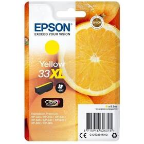 Inkoustová náplň Epson 33XL, 650 stran (C13T33644012) žlutá