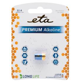 Baterie alkalická ETA PREMIUM 11A, blistr 1ks (11APREM1)