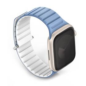 Řemínek Uniq Revix Evo Reversible Magnetic na Apple Watch 38/40/41mm (UNIQ-41MM-REVEPBLUWHT) bílý/modrý