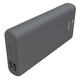 Powerbank Hama ALU15HD, 15000 mAh (201655) šedá