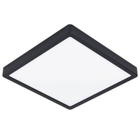Stropní svítidlo Eglo Fueva 5, čtverec, 28,5 cm, teplá bílá, IP44 (99271) černé