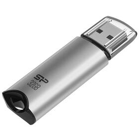 USB Flash Silicon Power Marvel M02 32 GB (SP032GBUF3M02V1S) stříbrný