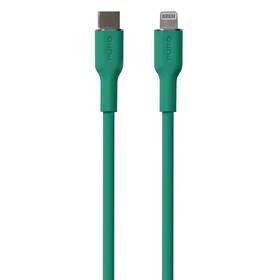 Kabel Puro Soft Lightning/USB-C 12 W, 1,5 m (PUCAPLTUSBCICONDKGRN) zelený