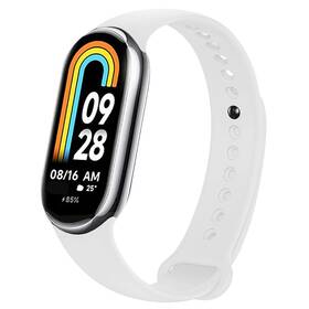 Řemínek FIXED Silicone Strap na Xiaomi Mi Band 8/Smart Band 9 bílá barva
