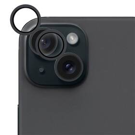 Tvrzené sklo Epico Aluminium Lens Protector na Apple iPhone 15/15 Plus (81112151300012) černé