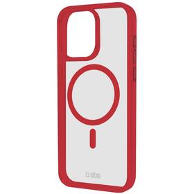 Kryt na mobil SBS Mag Frame s MagSafe na Apple iPhone 16 Pro Max červená barva
