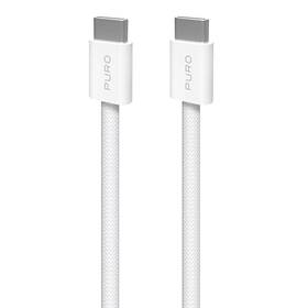 Kabel Puro Fabrik FABK4 USB-C/USB-C, 240 W, 2 m bílá barva
