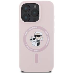 Karl Lagerfeld Liquid Silicone Karl and Choupette MagSafe na Apple iPhone 16 Pro Max