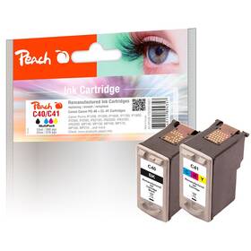 Inkoustová náplň Peach Canon PG-40/CL-41, 380/570 stran - CMYK (316601)