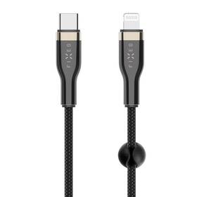 Kabel FIXED USB-C/Lightning s podporou PD, MFi, 1,2m (FIXDB-CL12-BK) černý