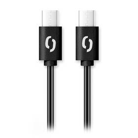 Kabel Aligator Power 65W, USB-C/USB-C, 3A, 1,5m černá barva
