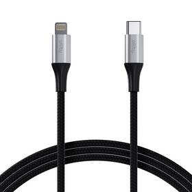 Kabel Allity AUC-01, 27W, USB-C/Lightning, 2m černá barva
