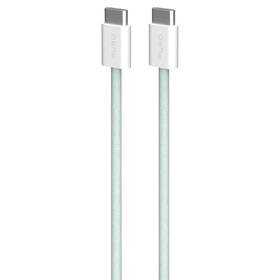 Kabel Puro Fabrik FABK4 USB-C/USB-C, 60 W, 1,5 m zelená barva
