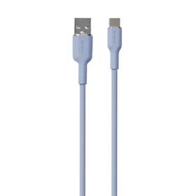 Kabel Puro Soft USB-C/USB-A 60 W, 1,5 m modrá barva
