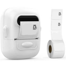 Tiskárna štítků IMMAX Smart + samolepící etikety 40x30mm (DTS01) bílá