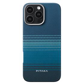 Kryt na mobil Pitaka Tactile Woven Moonrise na Apple iPhone 16 Pro Max černá barva
