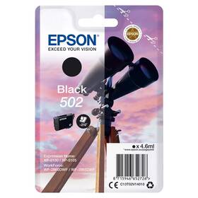 Inkoustová náplň Epson 502, 210 stran (C13T02V14010) černá