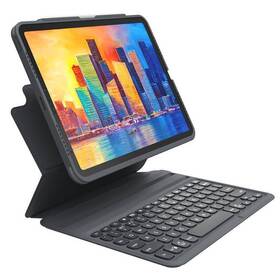 Pouzdro na tablet s klávesnicí ZAGG Pro Keys na Apple iPad Air 10.9" (2020), CZ (ZG103407278) šedé - zánovní - 24 měsíců záruka
