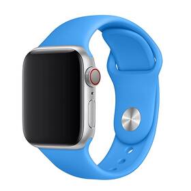 Řemínek FIXED Silicone Strap na Apple Watch 38/40/41 mm - sytě modrý (FIXSST-436-DEBL)