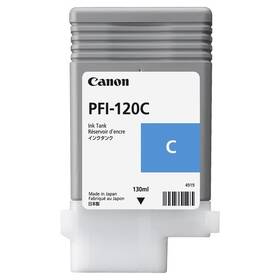 Inkoustová náplň Canon PFI-120C, 130 ml (2886C001) azurová