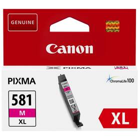Inkoustová náplň Canon CLI-581XL M, 225 stran (2050C001) purpurová