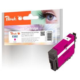 Inkoustová náplň Peach Epson 502M, T02V3, 5,2 ml (320867) purpurová