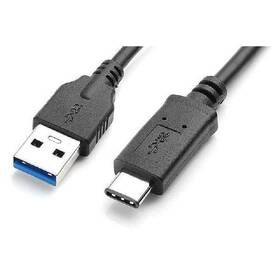Kabel AQ USB 3.1 USB-C samec - USB 3.0 A samec , 1 m (xaqcc67010) černý