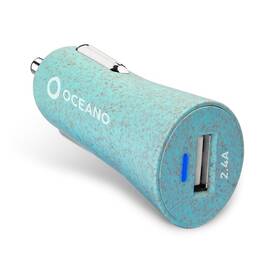 Adaptér do auta SBS Oceano USB-A, 2,4A, 12W modrá barva
