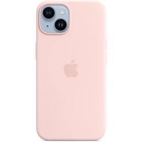 Apple Silicone Case s MagSafe pro iPhone 14 - křídově růžový