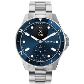 Chytré hodinky Withings Scanwatch Nova 43mm (HWA10-model 7-All-Int) modré - rozbaleno - 24 měsíců záruka