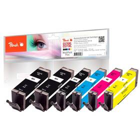 Inkoustová náplň Peach Canon PGI-570XL/CLI-571XL MultiPack Plus, 2x22, 4x11 ml - CMYK (319856)