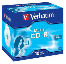Verbatim CD-R 700MB/80 min. AUDIO LIVE IT!, 10ks