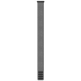 Řemínek Garmin UltraFit 20 mm, nylonový, šedý, na suchý zip (010-13306-01)